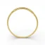 Minimalistický zlatý prsten se zirkony 0,91g