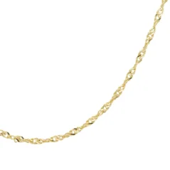 Zlatý řetízek Singapore 45cm