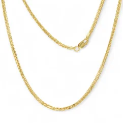 Zlatý řetízek Fox 1,3mm 50cm