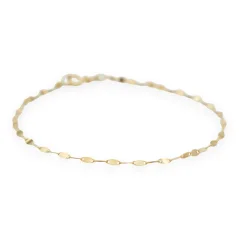 Zlatý náramek Lip Chain 18cm