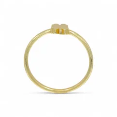 Zlatý prsten Čtyřlístek lesklý 1,42g