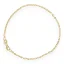 Zlatý náramek Anker 19cm