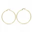Výrazné zlaté kruhové náušnice 4,5cm 3,56g