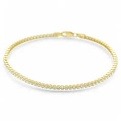 Luxusní tenisový náramek se zirkony 19cm 3,36g