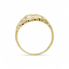 Zlatý prsten s výrazným zdobením 2,29g