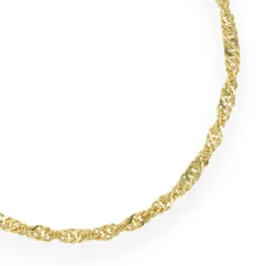 Zlatý náramek Singapore 21cm 3,71g