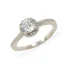 Stříbrný prsten s čirými zirkony Clarity