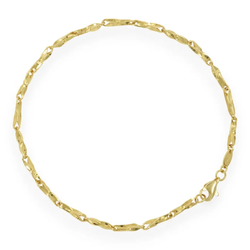 Zlatý náramek kroucený 21cm 4,35g