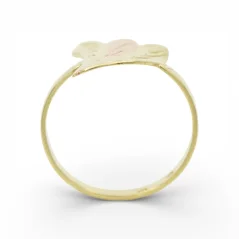 Výrazný vintage prsten z kombinovaného zlata 1,82g