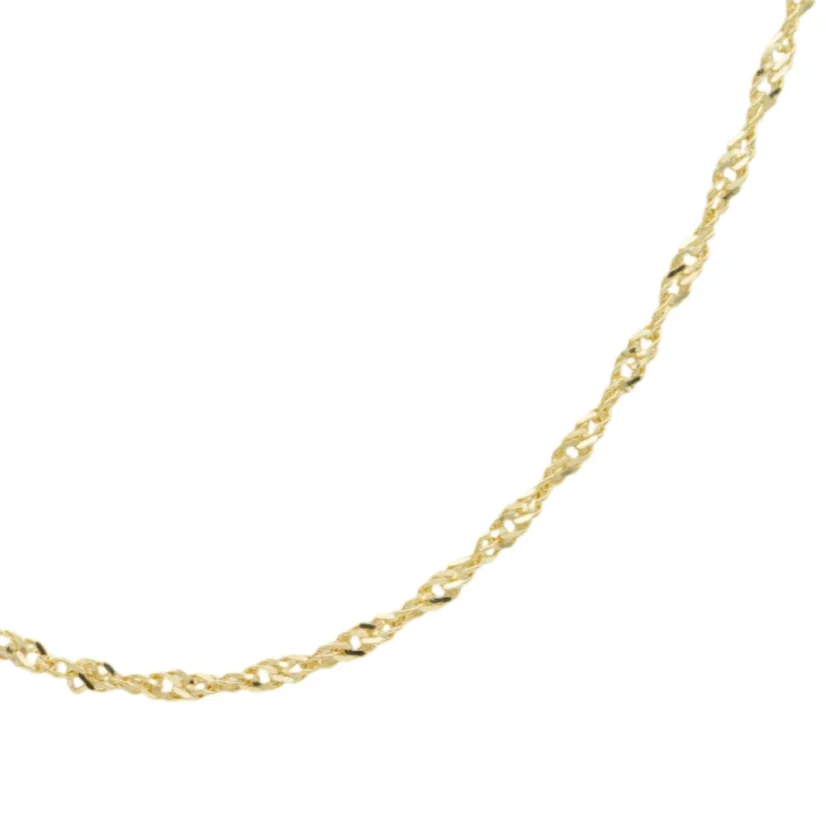 Zlatý řetízek Singapore 45cm