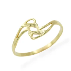 Jemný prsten ze žlutého zlata 0,82g
