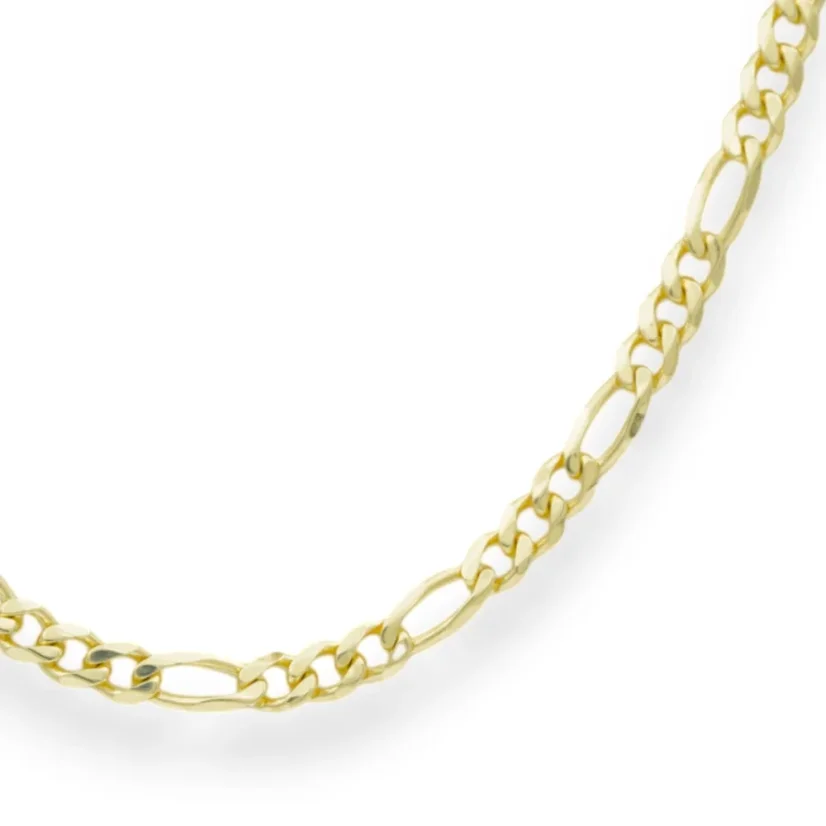 Zlatý řetízek figaro v délce 55cm