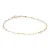 Zlatý náramek Lip Chain 18cm