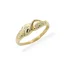 Zlatý prsten s čirými zirkony 1,51g