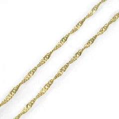 Zlatý řetízek Singapore plný 55cm 7,02g