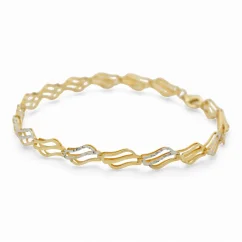 Zlatý náramek článkový gravírovaný 20cm 5,21g