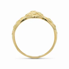 Prsten celozlatý síťkovaný