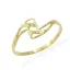 Jemný prsten ze žlutého zlata 0,82g