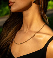 Zlatý řetízek Valis 3D 55cm