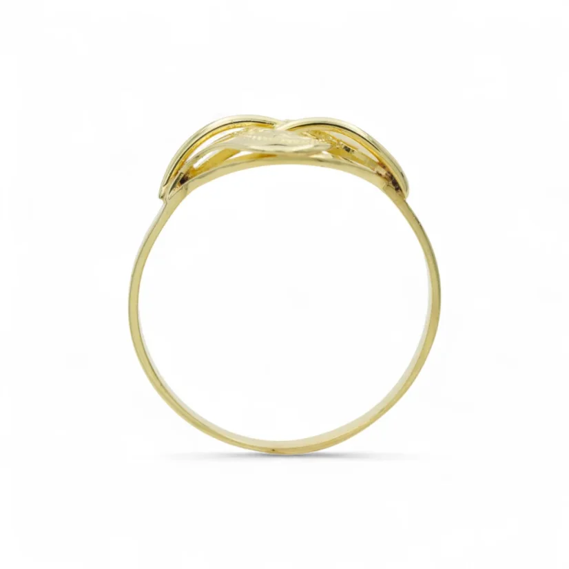 Celozlatý prsten s gravírováním 2,01g