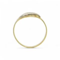 Zlatý prsten s bílým zlatem 1,82g