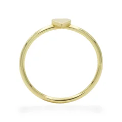 Prsten celozlatý se srdíčkem