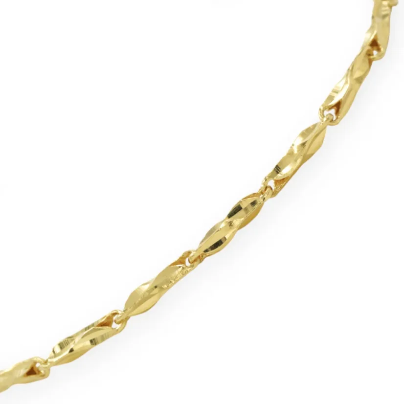 Zlatý náramek kroucený 21cm 4,35g