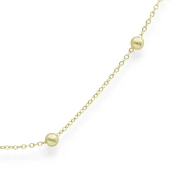 Zlatý řetízek Anker s kuličkami 42cm 2,56g