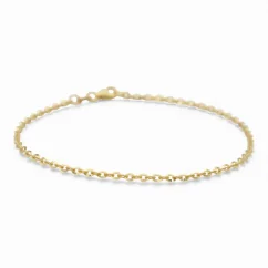 Zlatý náramek Anker 19cm