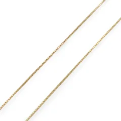 Zlatý řetízek Cube 50cm