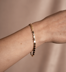 Zlatý náramek Hvězdy 18cm 4,42g