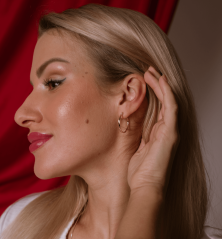 Zlaté náušnice 2 cm kroucené 2,07g