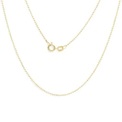 Zlatý řetízek s kuličkami 50cm 1,71g