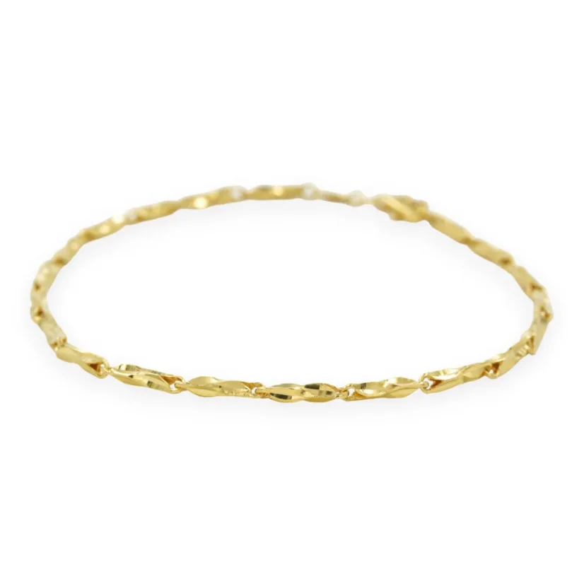 Zlatý náramek kroucený 21cm 4,35g