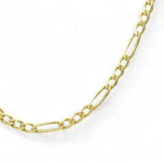 Zlatý řetízek Figaro plný 50cm 7,97g