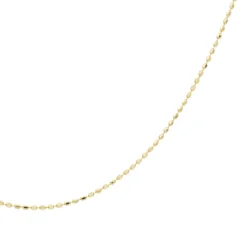 Jemný zlatý řetízek s válečky 45cm