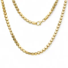 Exkluzivní zlatý řetízek Cube 55cm