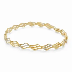 Zlatý náramek článkový gravírovaný 20cm 5,21g