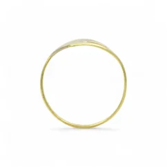 Jemný prsten z kombinovaného zlata 1,19g