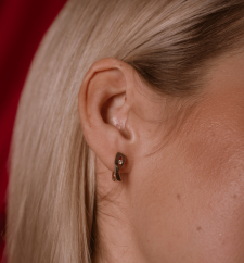 Elegantní náušnice se zirkonem