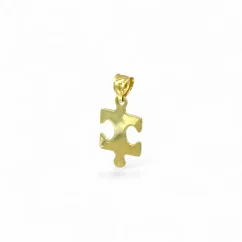 Zlatý přívěsek Puzzle s broušením 0,69g
