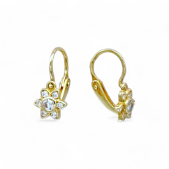 Zlaté dětské náušnice Hvězdičky 1,43g