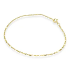 Zlatý náramek Figaro 19cm 1,10g