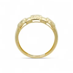 Celozlatý prsten s gravírem