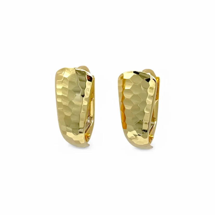 Zlaté náušnice gravírované 1,71g