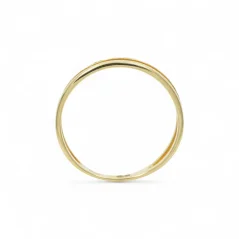 Zlatý prsten dvojitý s gravírem 1,67g