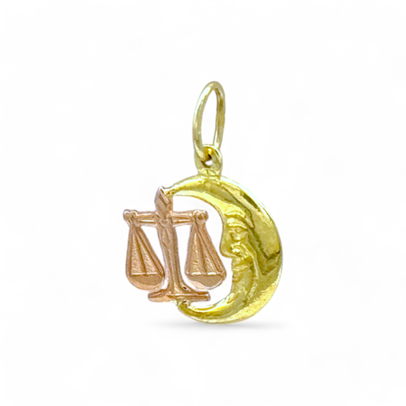 Zlatý přívěsek kombinovaný Váhy 0,66g
