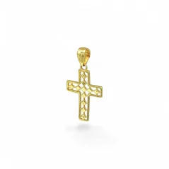 Celozlatý přívěsek Křížek 0,74g