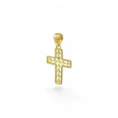 Celozlatý přívěsek Křížek 0,74g