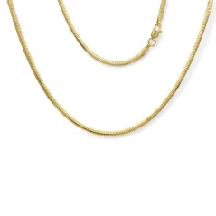 Exkluzivní zlatý řetízek Flat Snake 45cm